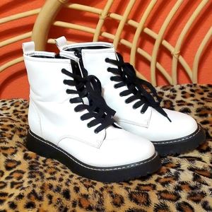 EUC Madden Girl Kurrt Women's Combat Boots 8.5 Like New - Worn Once
